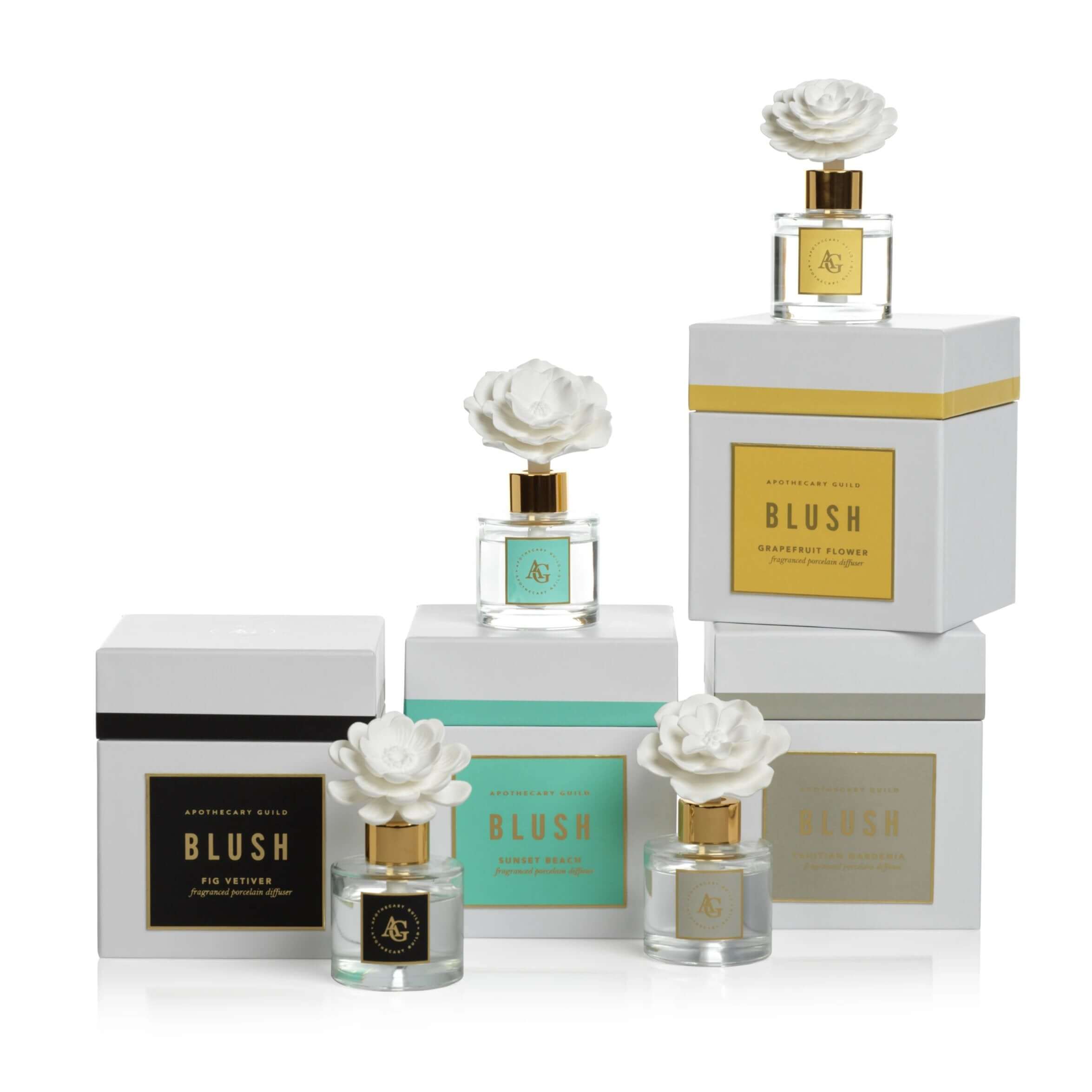 Blush Porcelain Diffuser - Diffusers by Carlyle Avenue