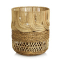 Rattan & Water Hyacinth Basket - Baskets by Carlyle Avenue