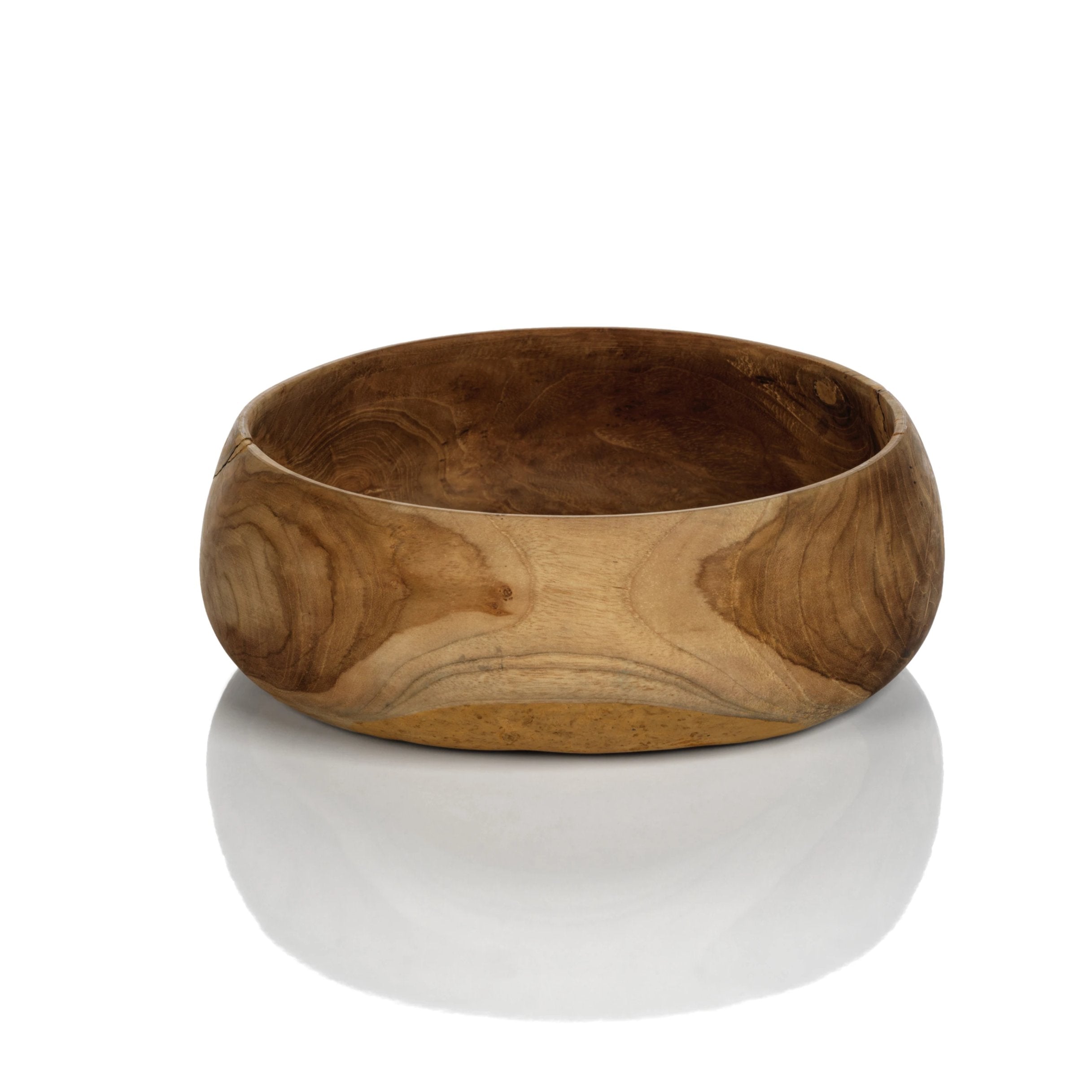 Bali Teak Wood Bowls - Set of 3 - CARLYLE AVENUE