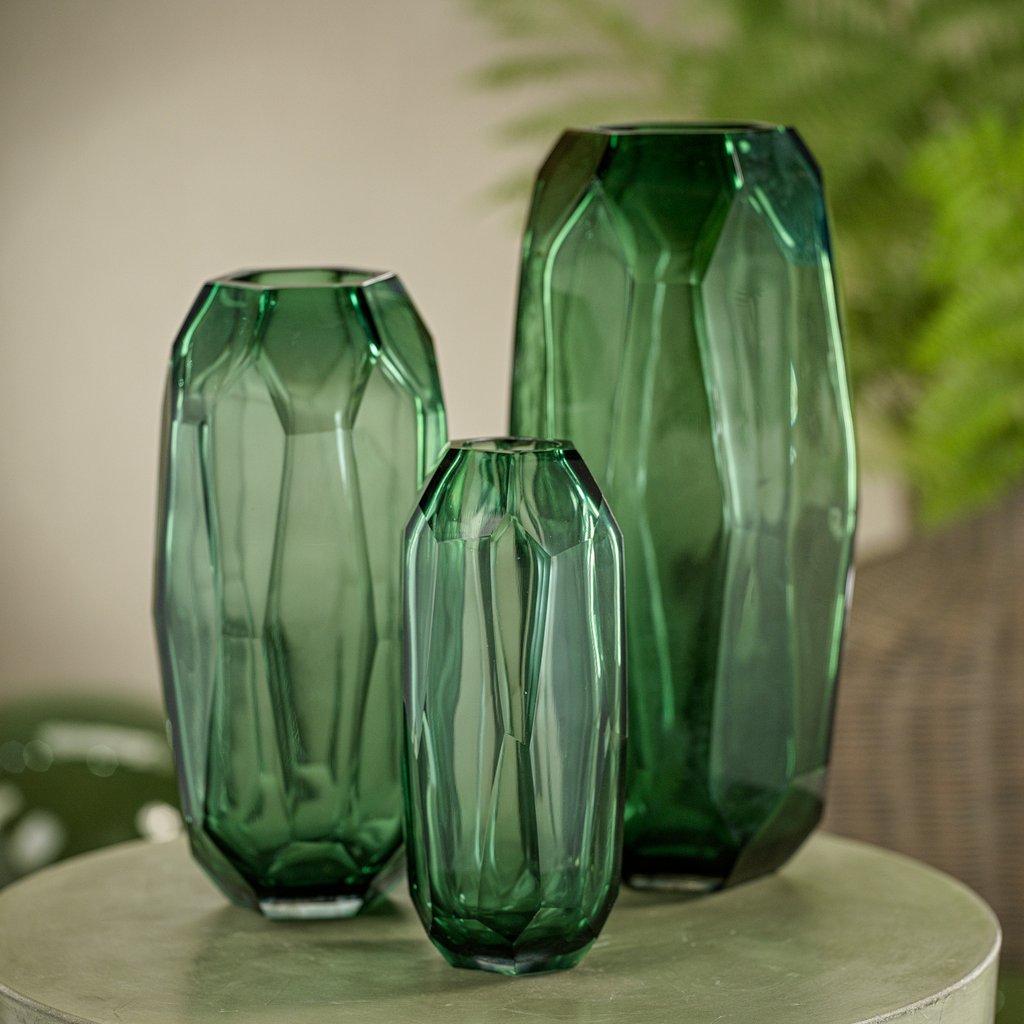Jade Glass Vase