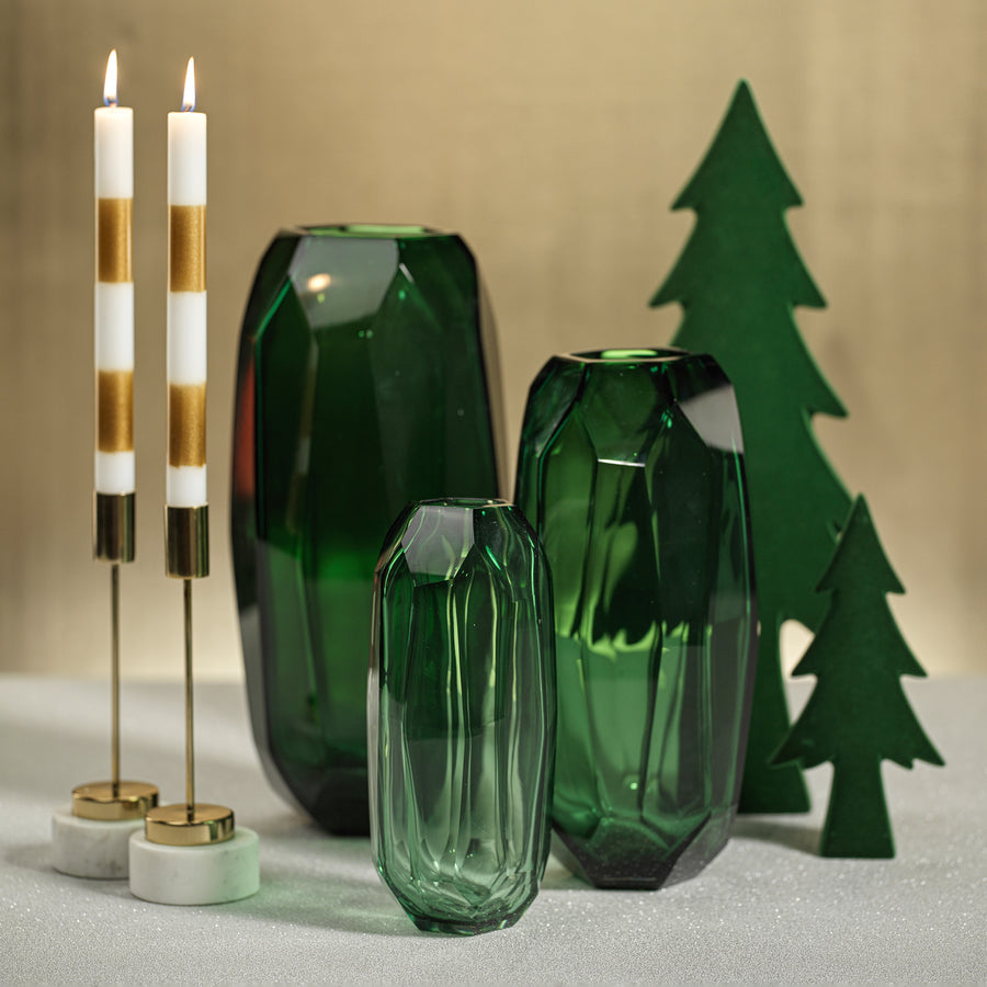 Jade Glass Vase