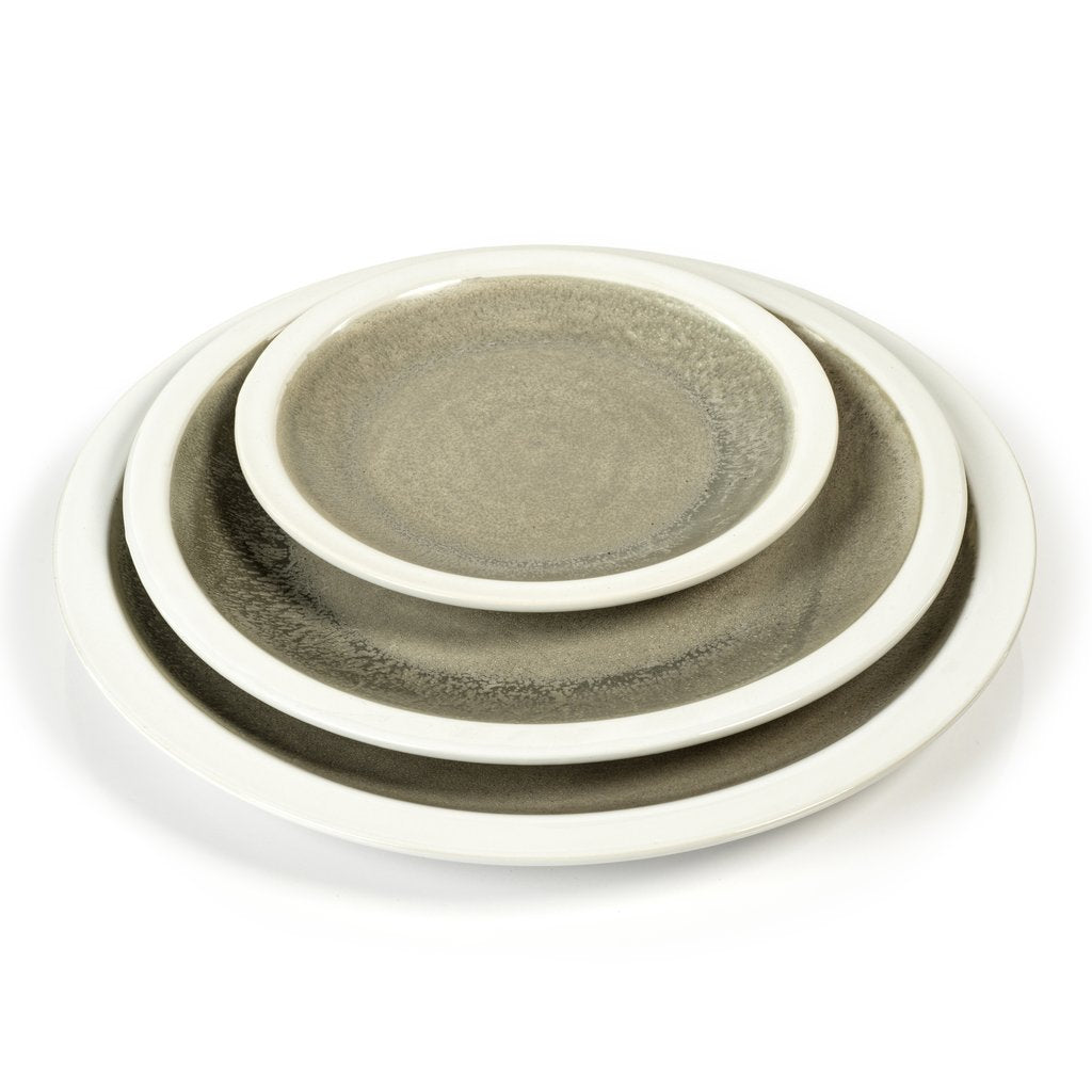 Nagano Stoneware Two-Tone Plates