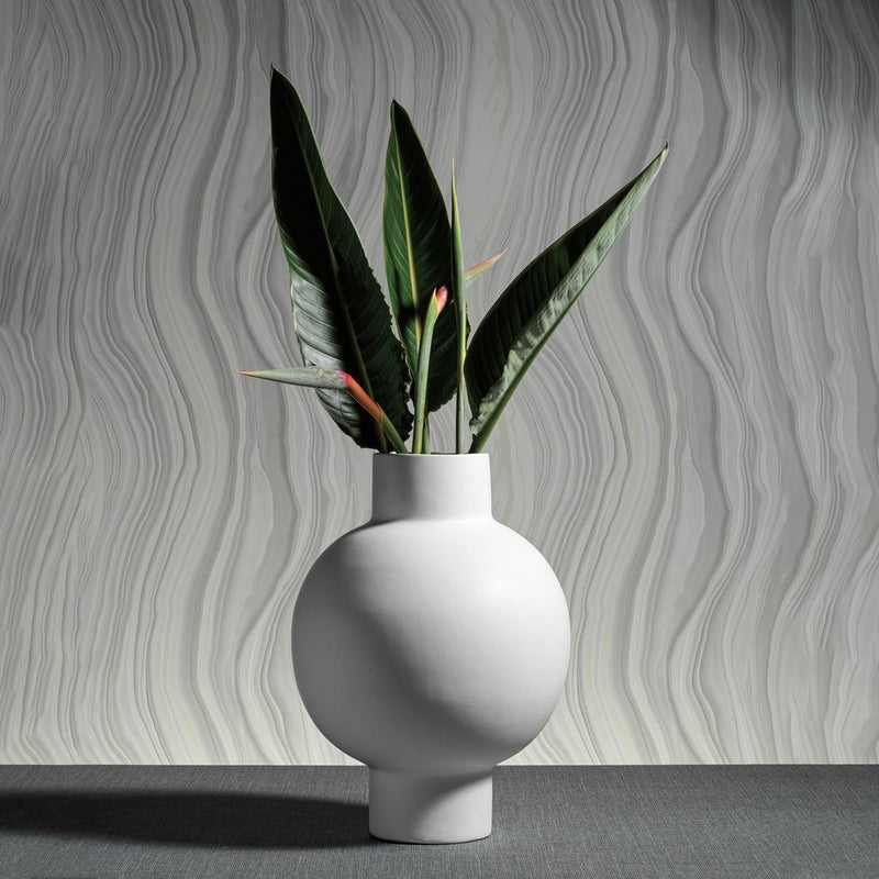 Nora White Stoneware Vase - Vases by Carlyle Avenue