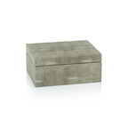 Moorea Shagreen Leather Box - Decorative Accessories by Carlyle Avenue