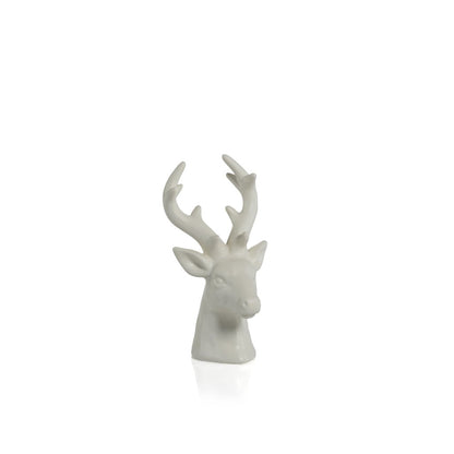 Rocky Mountain Ceramic Stag Head - Christmas Decor by Carlyle Avenue