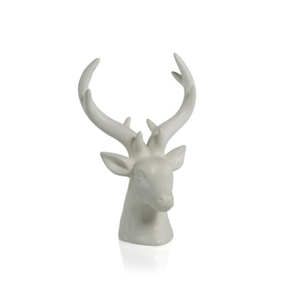 Rocky Mountain Ceramic Stag Head - Christmas Decor by Carlyle Avenue