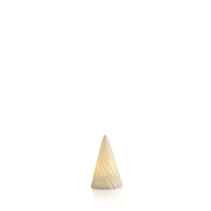 White Spiral Porcelain LED Tree - Christmas Decor by Carlyle Avenue
