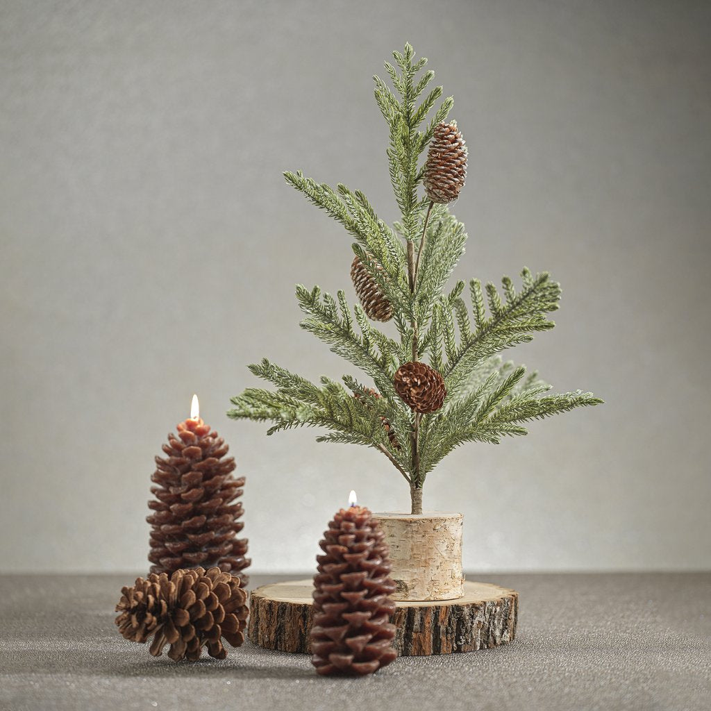 Carlyle Avenue | Needle Pine Tree with Small Pine Cones Large | Zodax