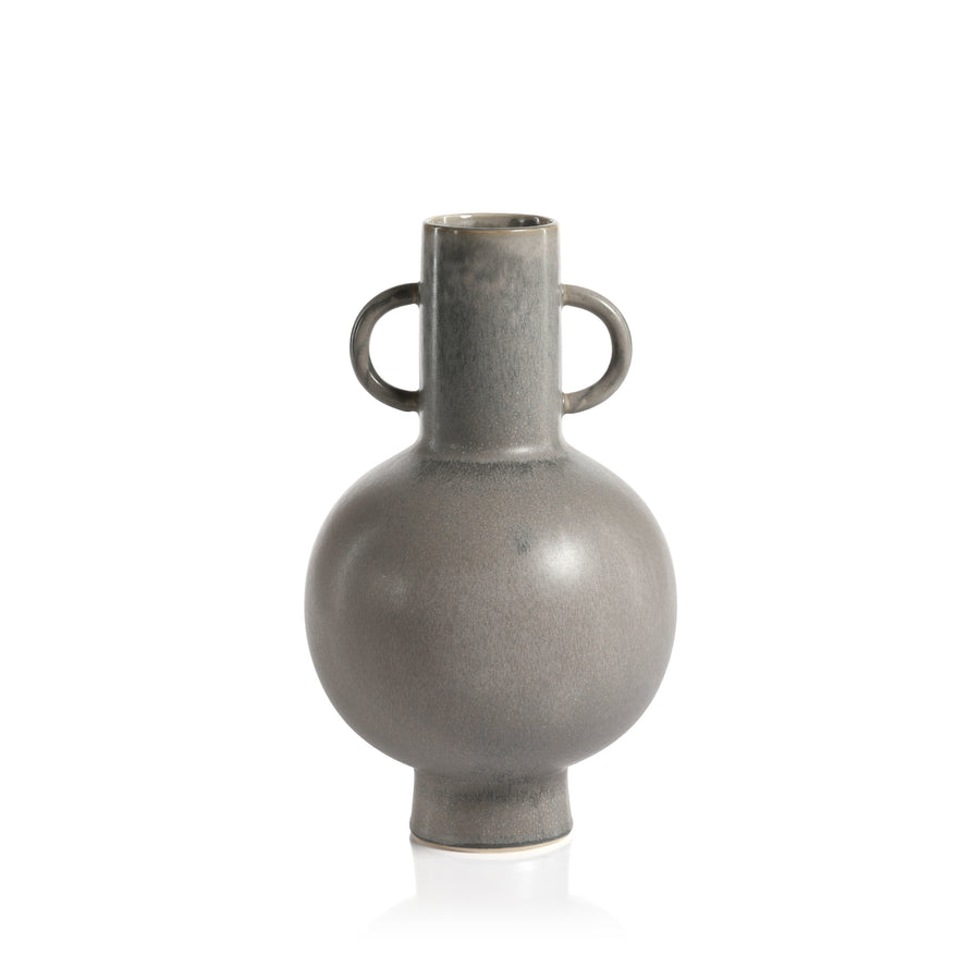 Aarhus Grey Stoneware Vase