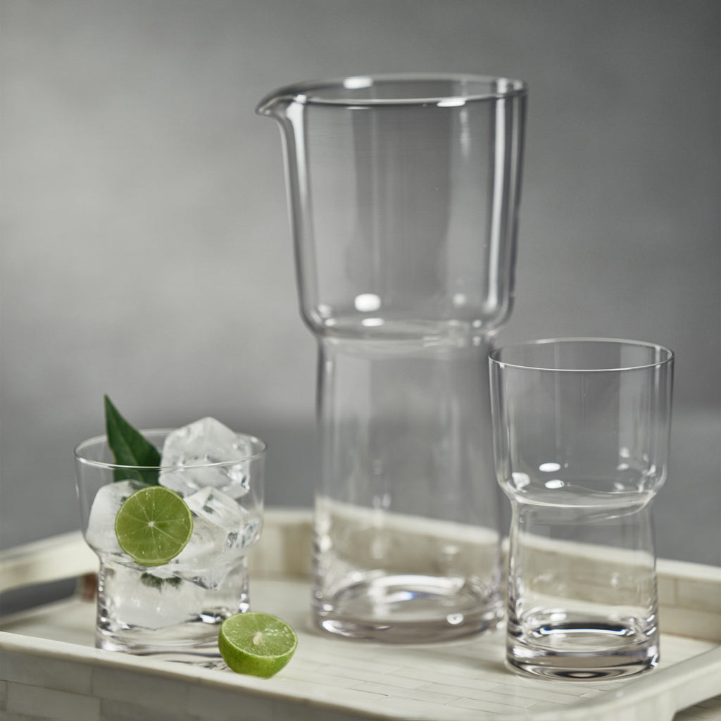 Skive Blown Glass Collection - Clear
