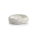 Belize Ridged Bowl - White - Bowls by Carlyle Avenue