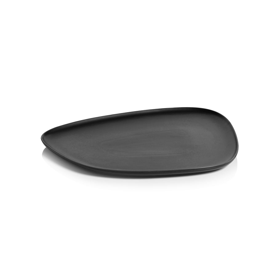 Skive Organic Ceramic Platter - Black