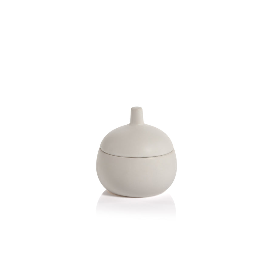 Bodega Ceramic Canister - White - Decorative Jars by Carlyle Avenue