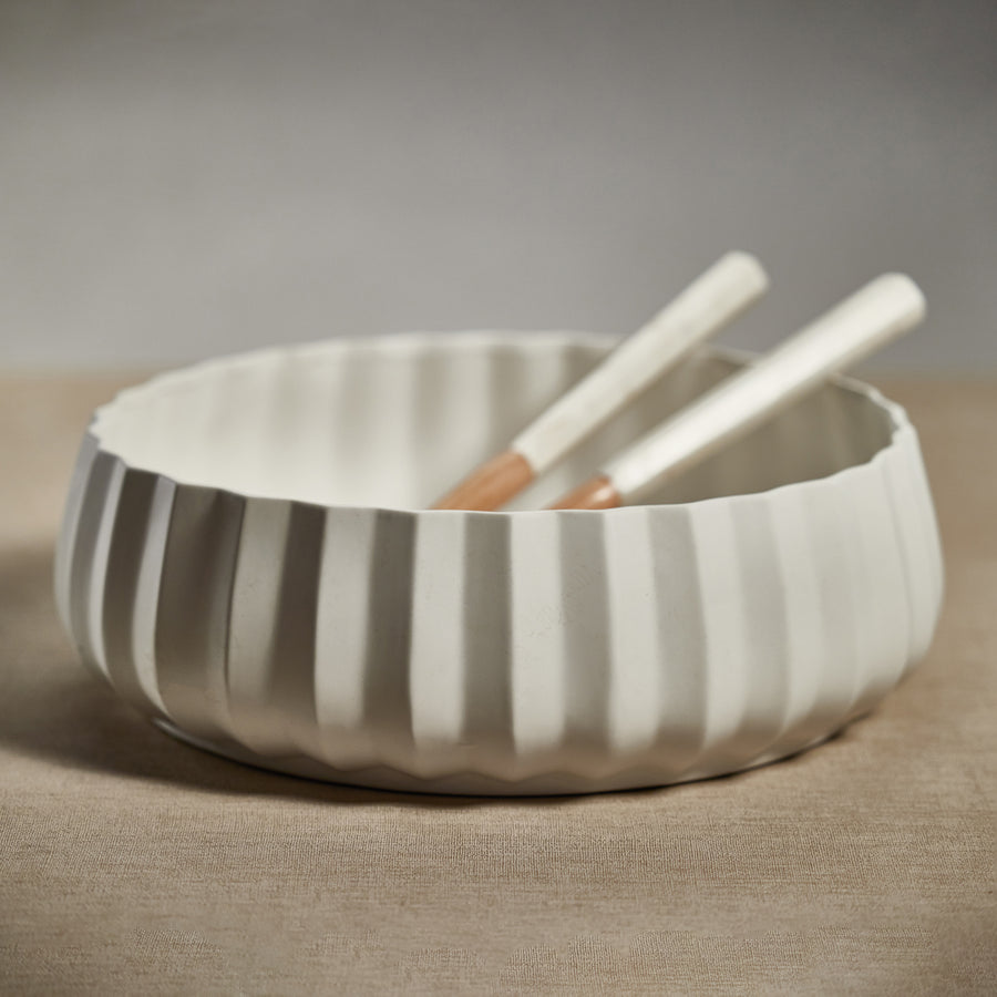 Catalina Ceramic Bowl - White