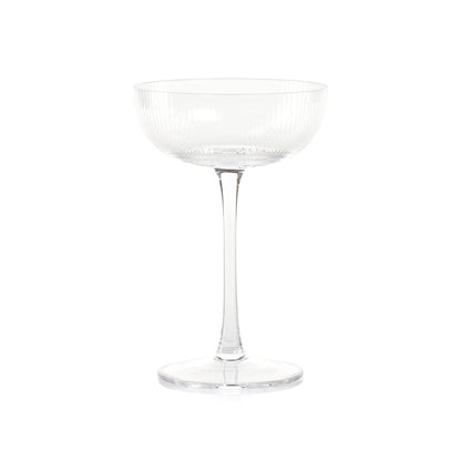 Optic Design Martini Glass - S/4 - Drinkware Sets by Carlyle Avenue