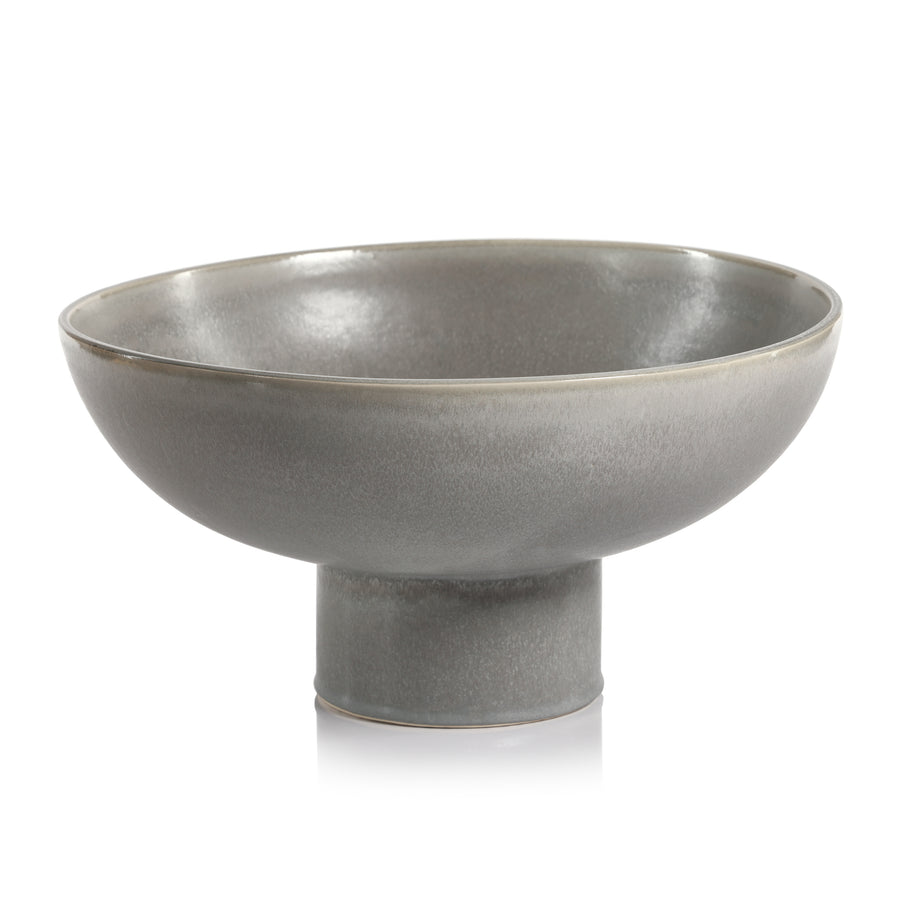 Côte d'Ivoire Glazed Stoneware Footed Bowl