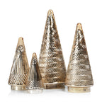 Siberian Antique Glass LED Tree - Gold - Seasonal & Holiday Decorations by Carlyle Avenue