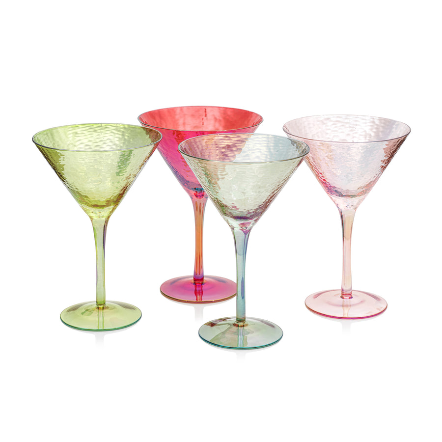 Zodax Apertivo Triangular Martini Glasses - Charlotte's Web Monogramming &  Gifts