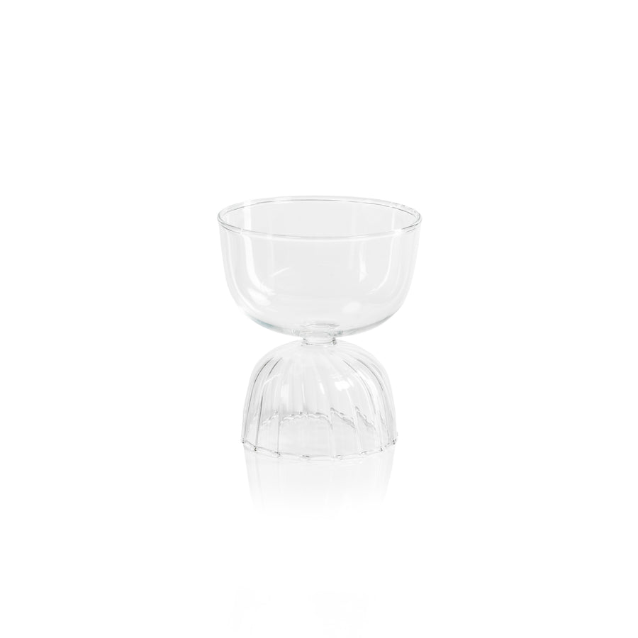 Liso Glass Compote Bowl - Set of 4