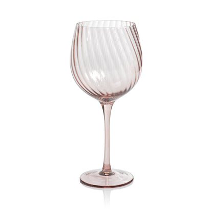 Savoy Optic Swirl Glassware - Lilac - Drinkware Sets by Carlyle Avenue