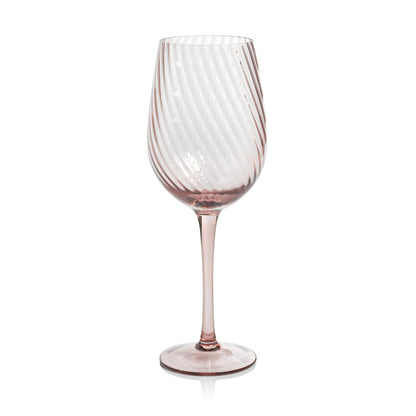 Savoy Optic Swirl Glassware - Lilac - Drinkware Sets by Carlyle Avenue