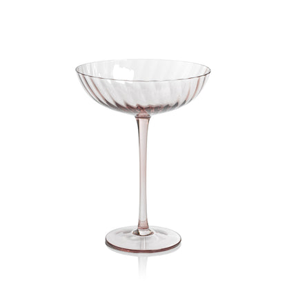 Savoy Optic Swirl Glassware - Lilac - Drinkware Sets by Carlyle Avenue