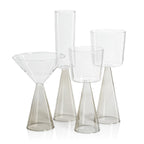 Veneto Glassware - Smoke - Glassware by Carlyle Avenue