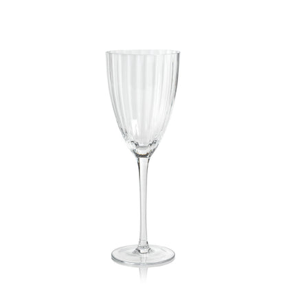 Madeleine Optic Glassware Collection - Clear (SINGLE) - Glassware by Carlyle Avenue