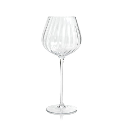 Madeleine Optic Glassware Collection - Clear (SINGLE) - Glassware by Carlyle Avenue