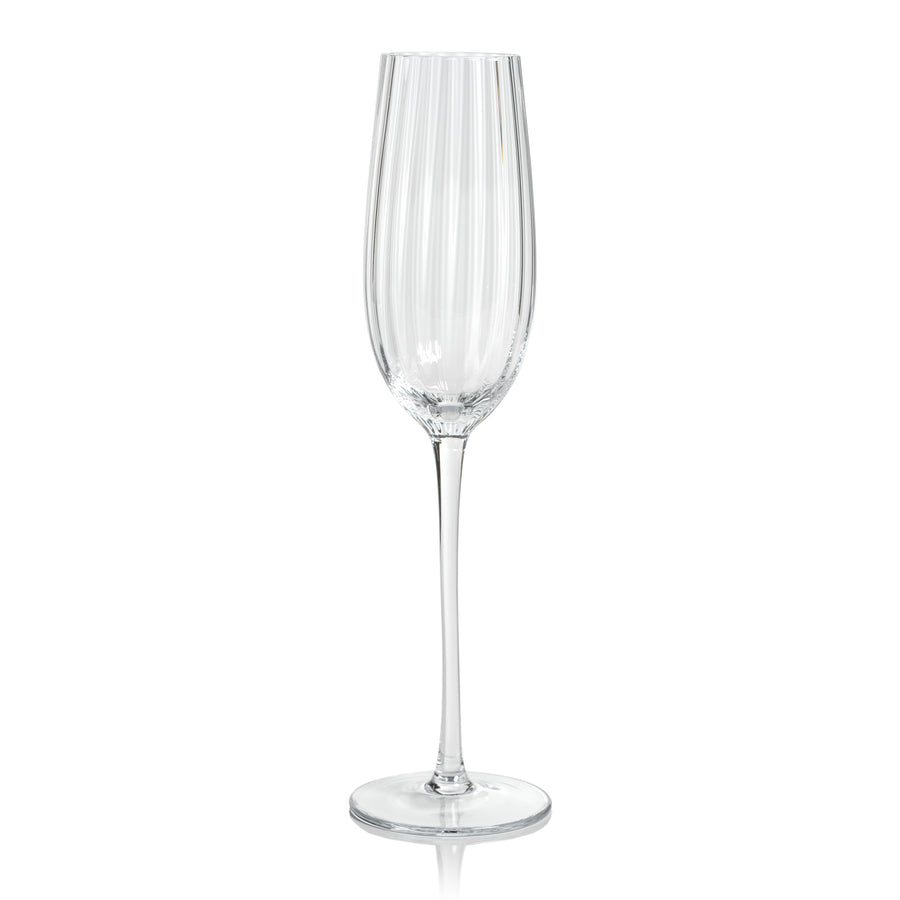 Madeleine Optic Glassware Collection - Clear (SINGLE) - Glassware by Carlyle Avenue