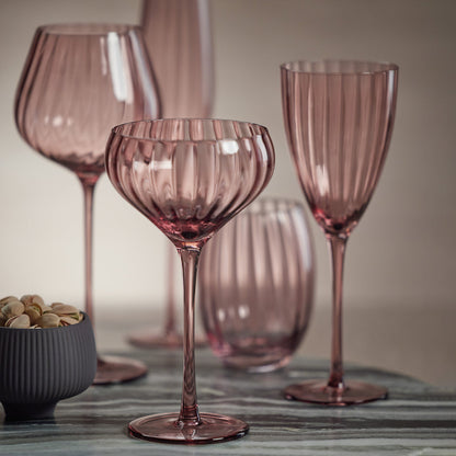 Madeleine Optic Glassware Collection - Wine - Glassware by Carlyle Avenue