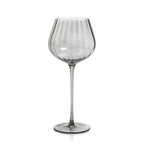 Madeleine Optic Glassware Collection - Smoke - Glassware by Carlyle Avenue