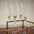 Stella Optic Champagne Flute - Set of 4 - Glassware by Carlyle Avenue