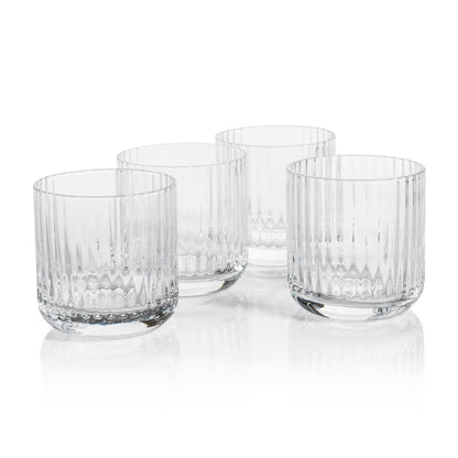 Savoy Double Old Fashioned Glass - Set of 4 - Drinkware Sets by Carlyle Avenue