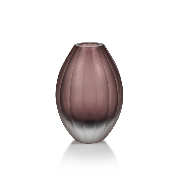Milano Cut & Frosted Vase