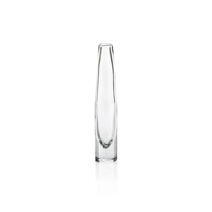 Tate Slim Glass Vase - Clear - Vases by Carlyle Avenue