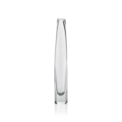 Tate Slim Glass Vase - Clear - Vases by Carlyle Avenue