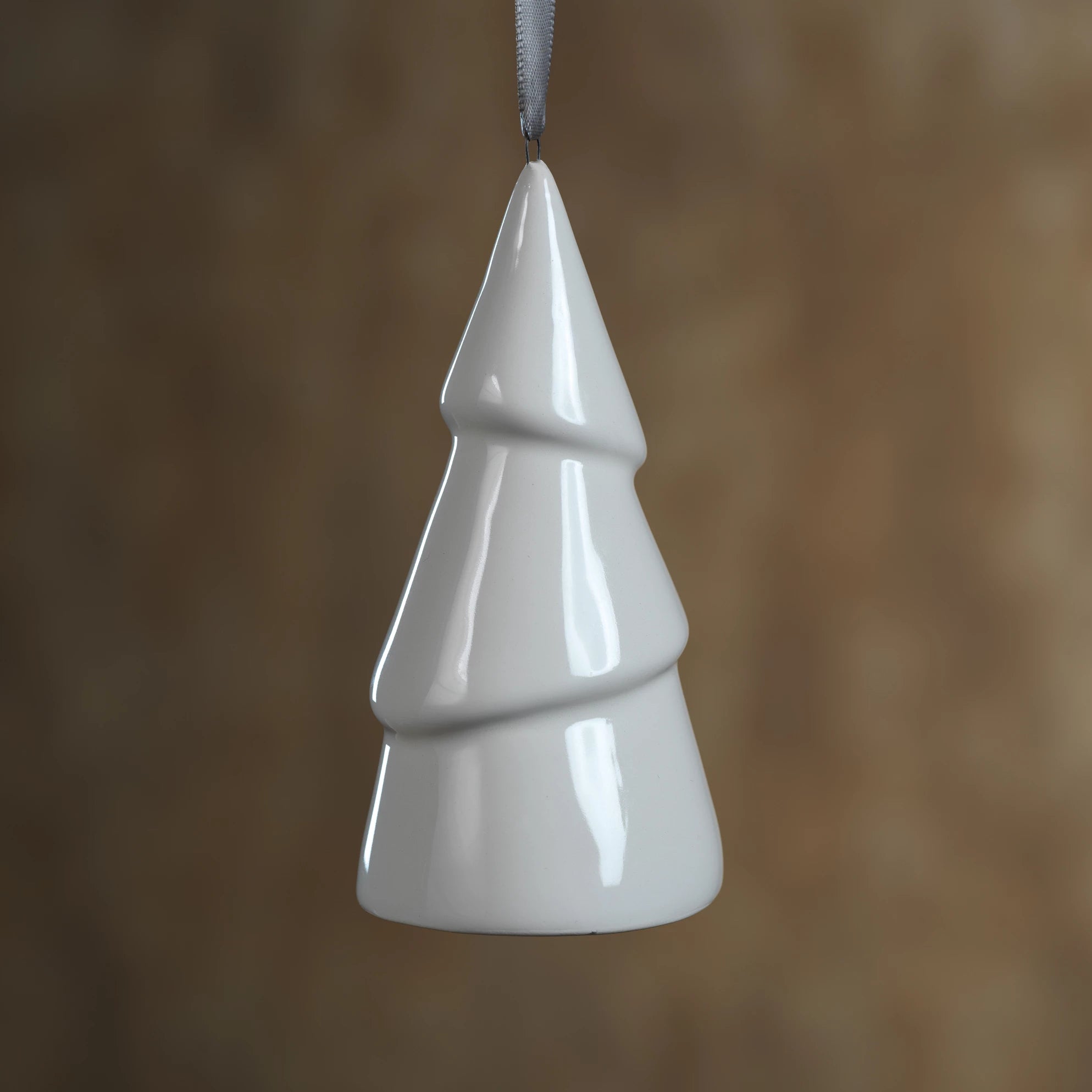 Ceramic White Tree Ornament - Set of 4 - CARLYLE AVENUE