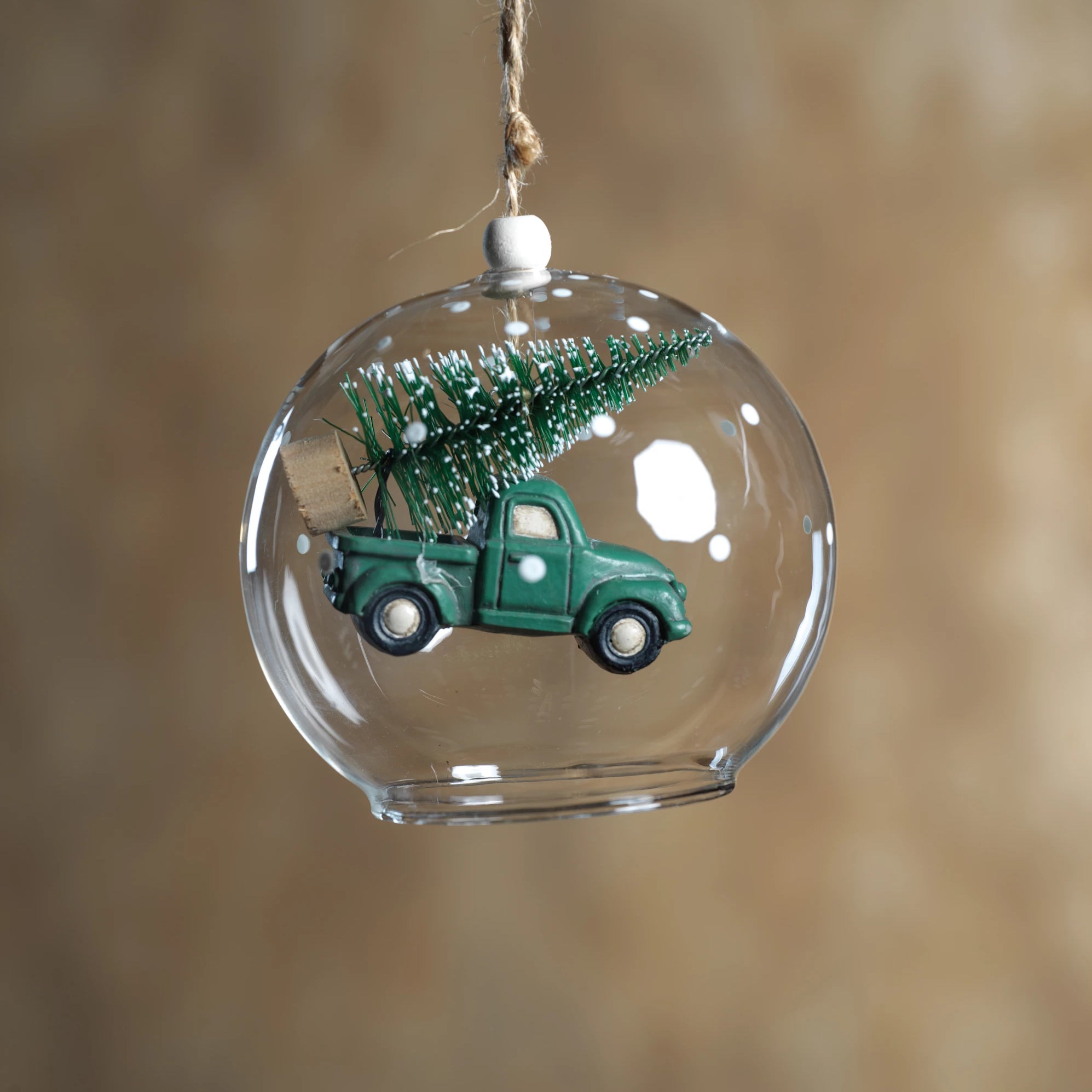 Tree on Car Ornament - Green - Set of 6 - CARLYLE AVENUE