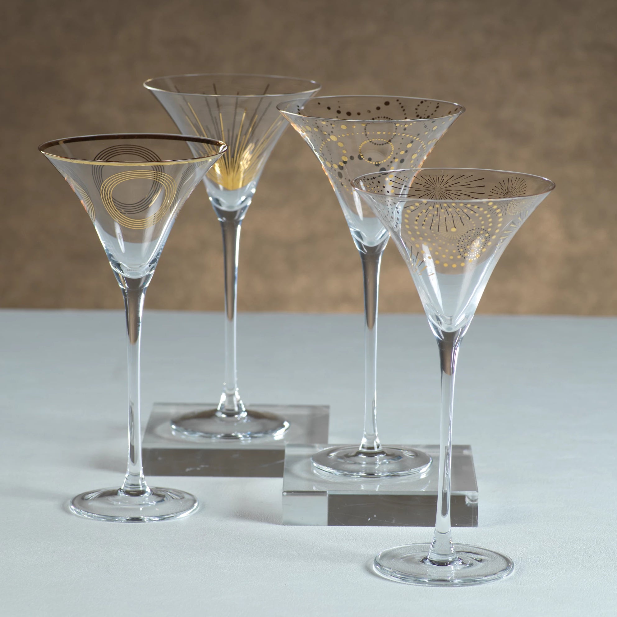 Celebration Martini Glass Assortment - s/4 - CARLYLE AVENUE
