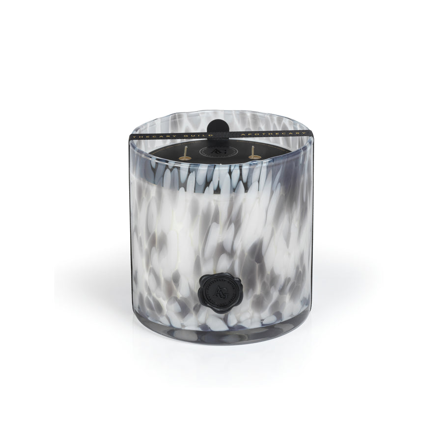 AG Opal Glass Candle - Clear & Gray