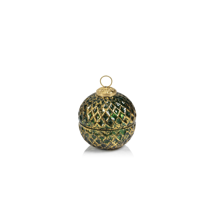 Beehive Ornament Scented Candle - Green