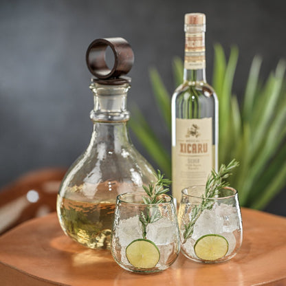 Artisan Hammered Stemless Glass - Set of 4 - Glassware by Carlyle Avenue