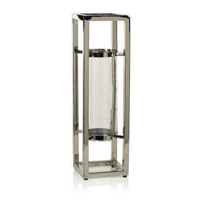 Beaufort Polished Steel Hurricane - Hurricane by Carlyle Avenue