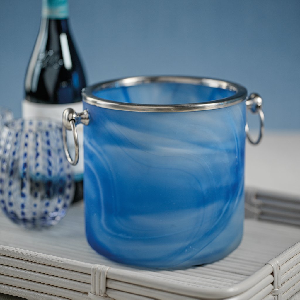 Frosted Glass Ice Bucket