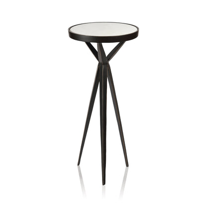 Iron Cocktail Table w/Marble Top - Furniture by Carlyle Avenue