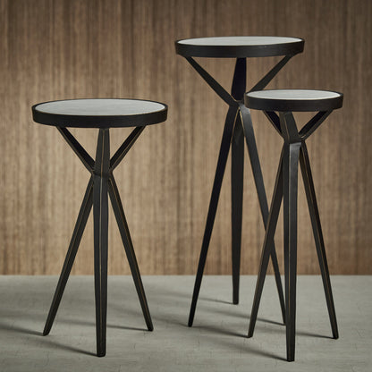 Iron Cocktail Table w/Marble Top - Furniture by Carlyle Avenue
