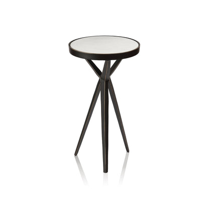 Iron Cocktail Table w/Marble Top - Furniture by Carlyle Avenue