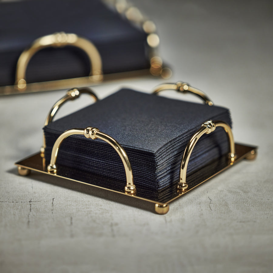 Alessia Napkin Holder - Gold - Napkin Holders & Dispensers by Carlyle Avenue