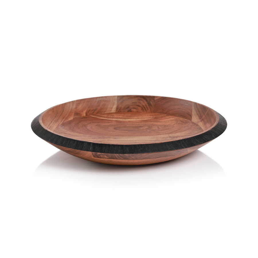 Davos Acacia Wood Serving Bowl